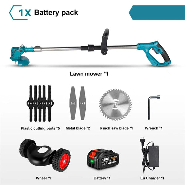 Hand-Held Electric Folding Mower | Regeneration Zone