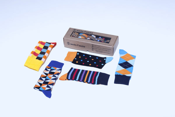 Men's Fashionable Mix Set Socks - Regeneration Zone